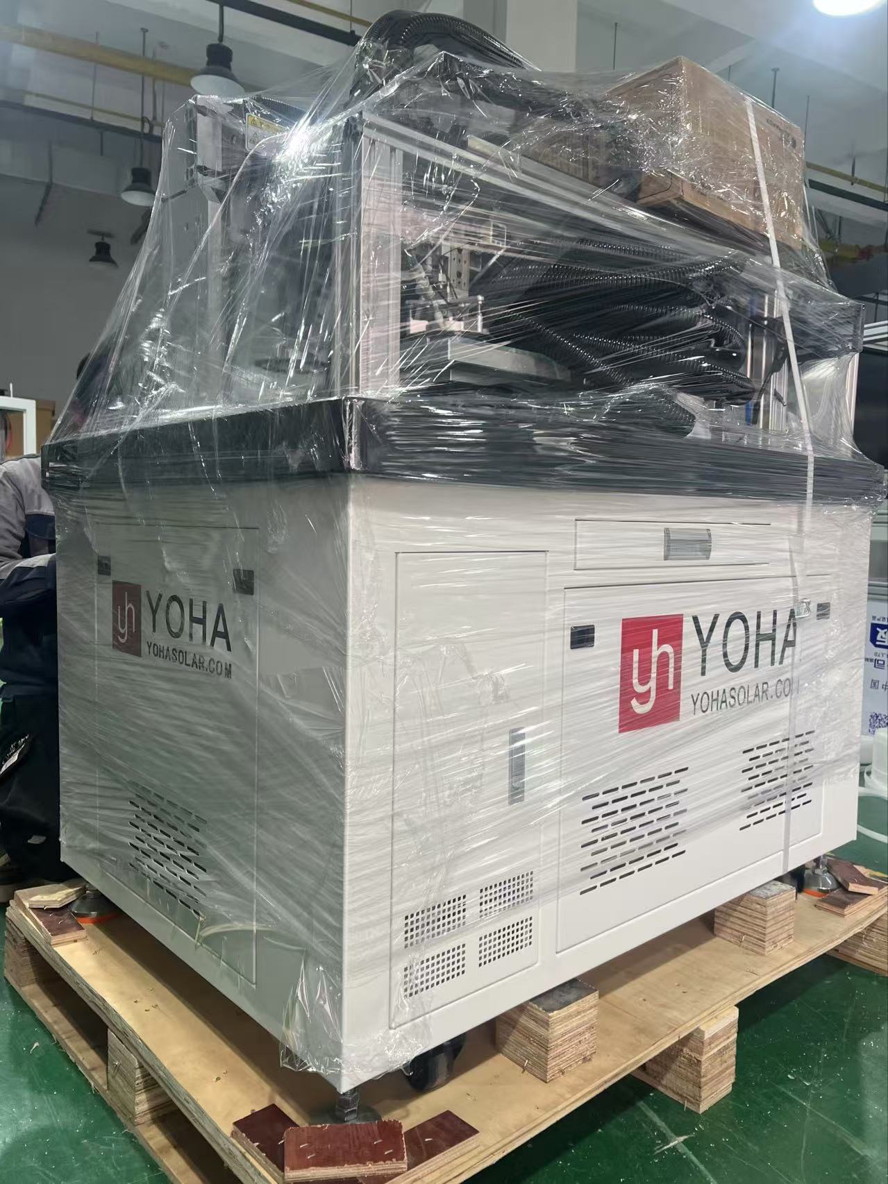 The Solar String EL Tester And Automatic Solar Cell Fiber Cutting Machine of Yoha Solar